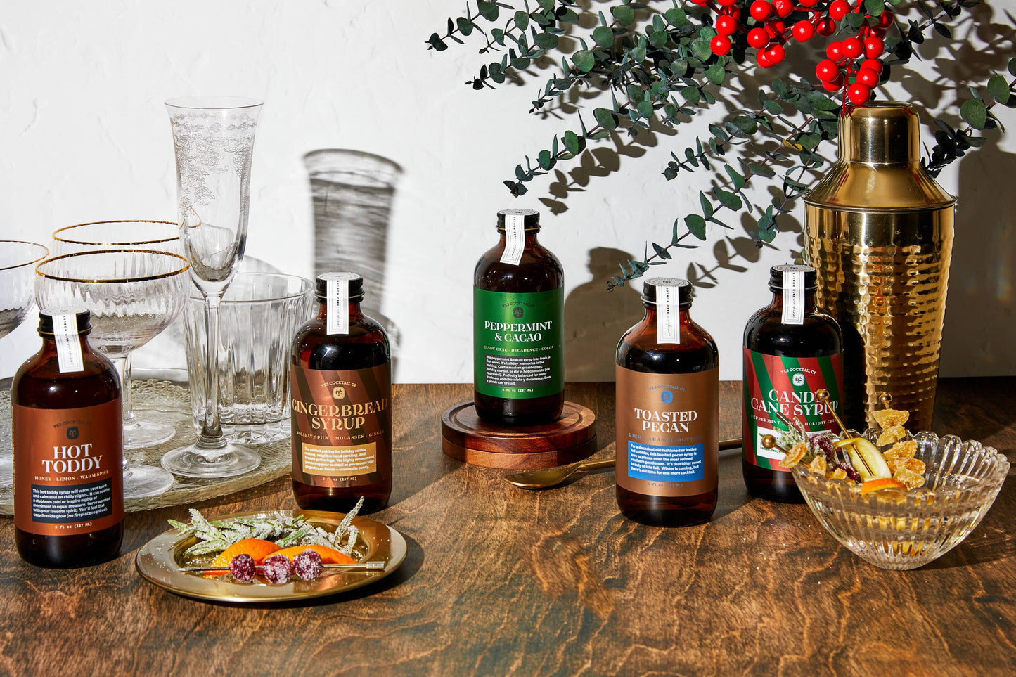Peppermint & Cacao Cocktail Syrup