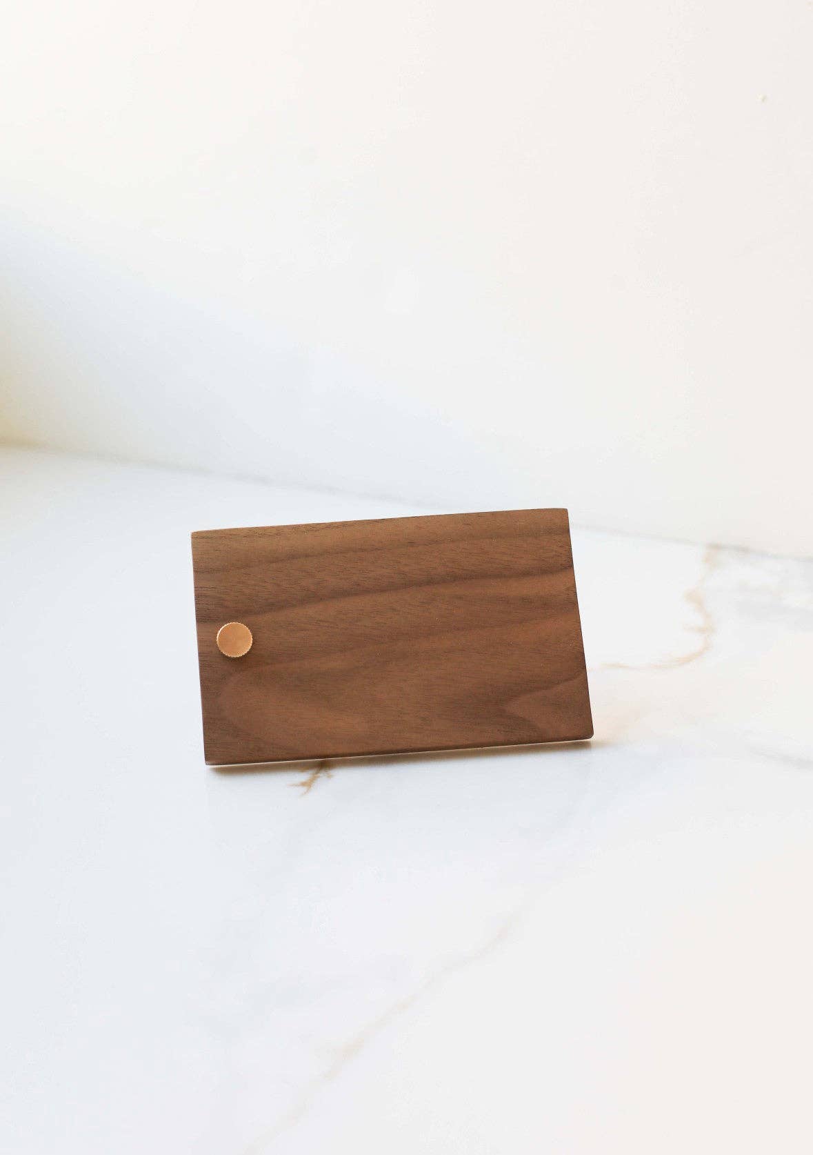 Wooden Name Card & Note Holder