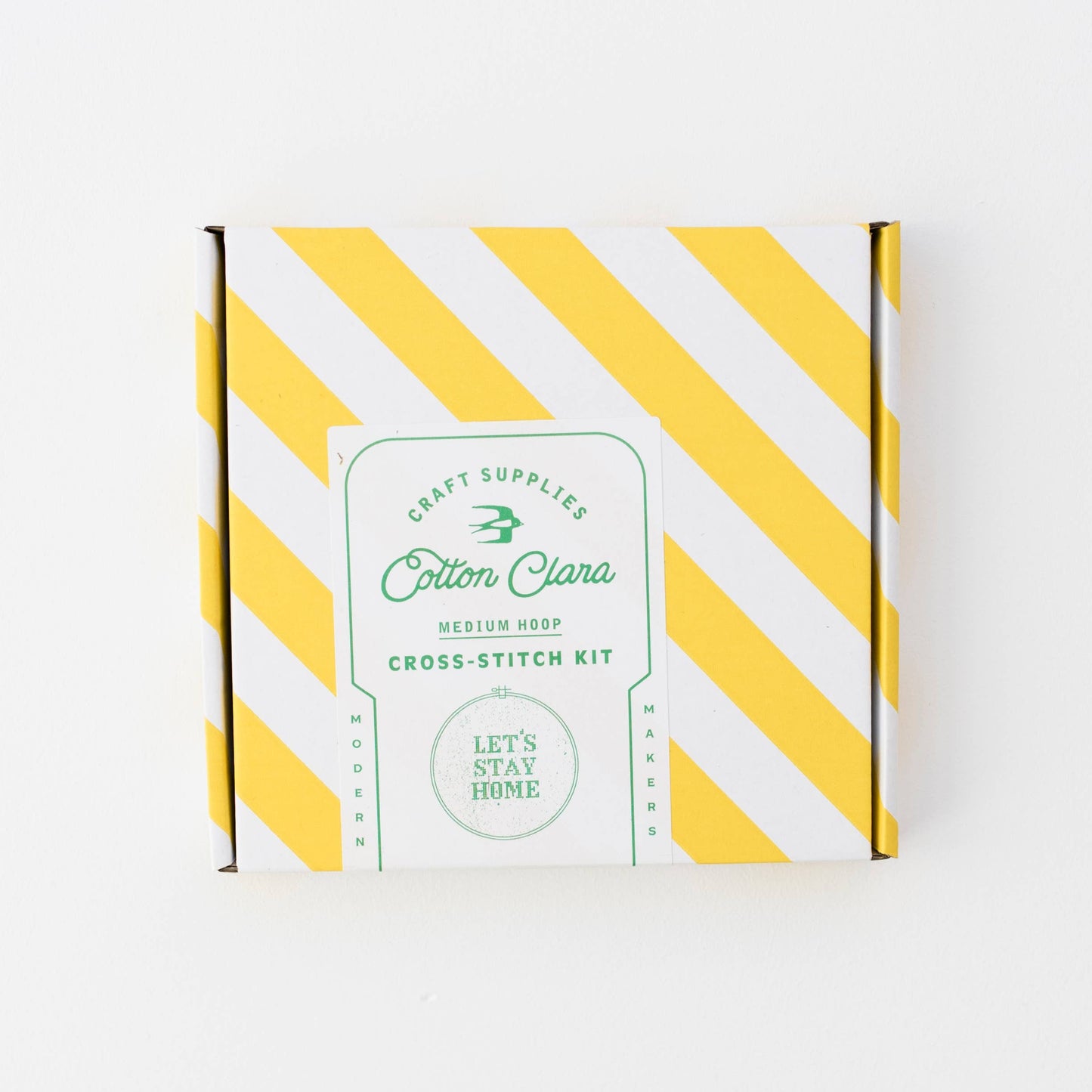 Let's Stay Home Cross Stitch Kit