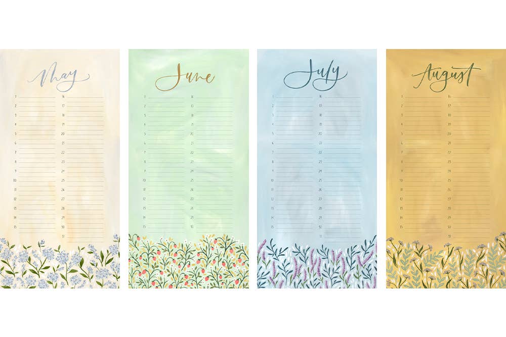Meadow Birthday Calendar