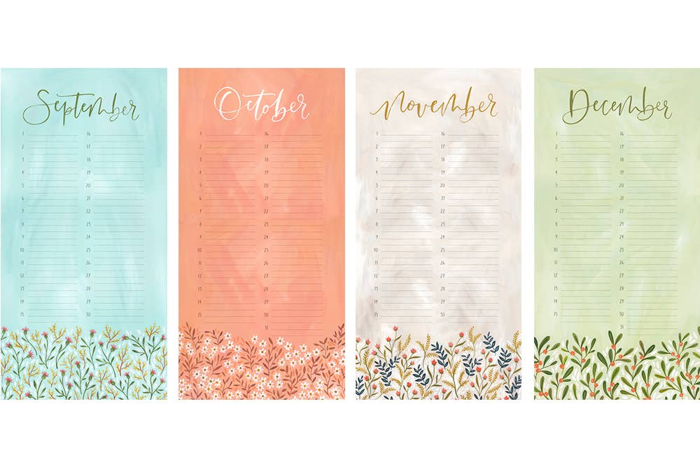 Meadow Birthday Calendar