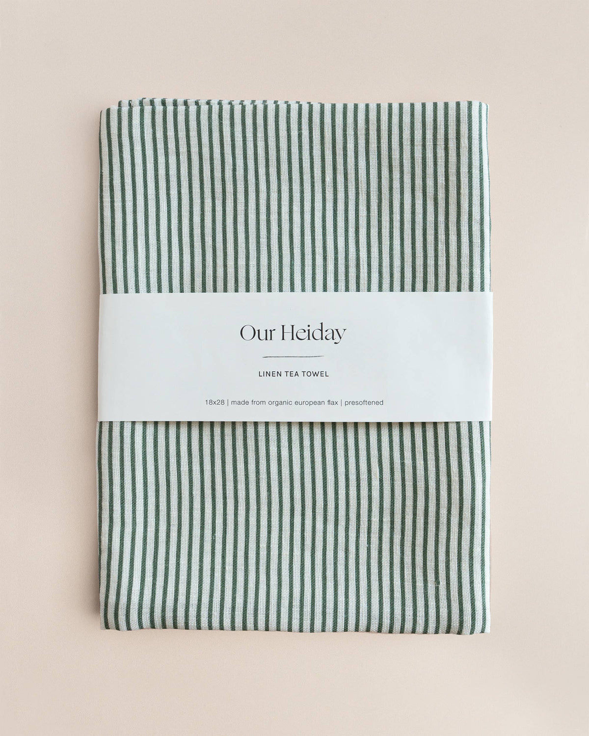 Classic Stripe Grove Linen Tea Towel