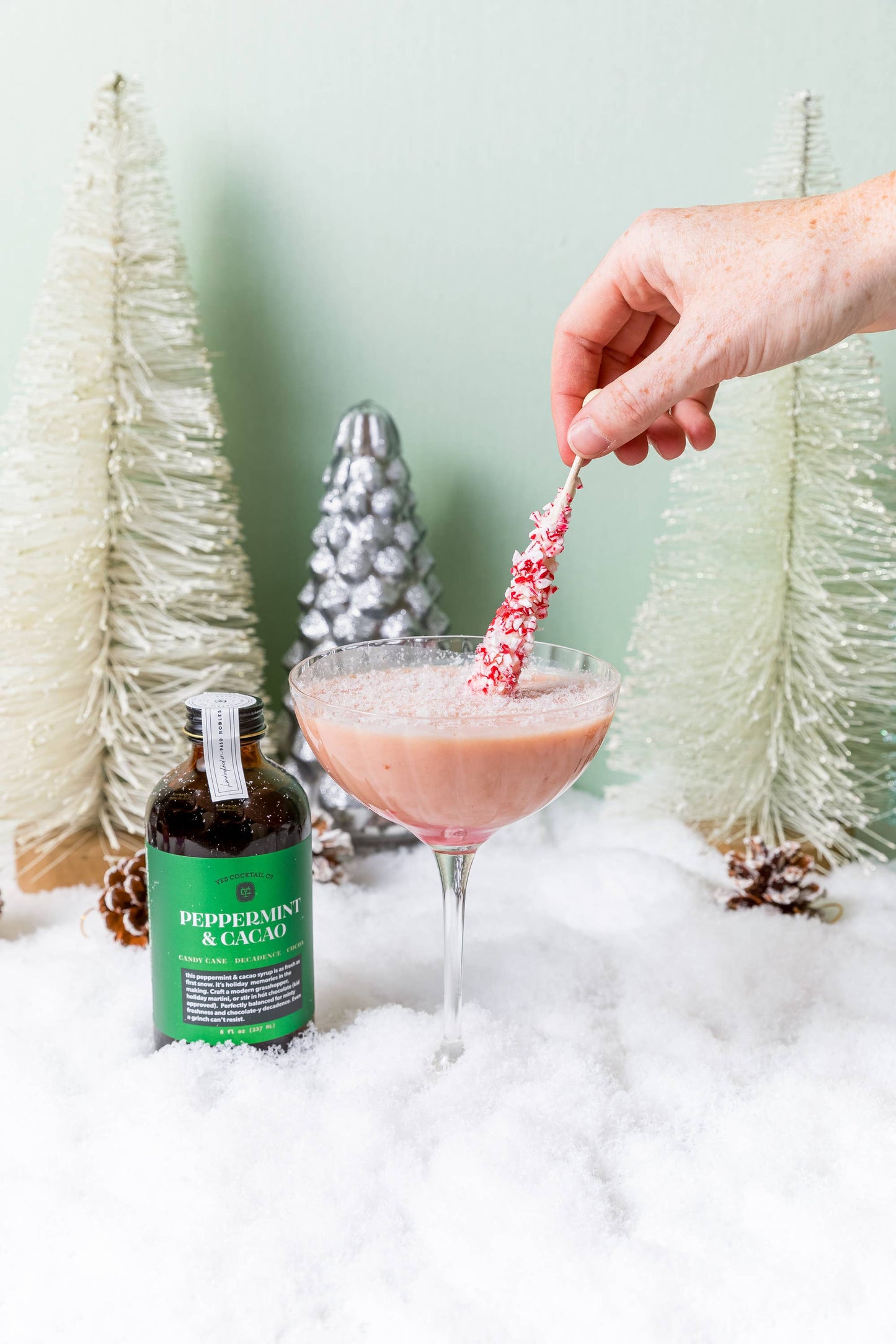 Peppermint & Cacao Cocktail Syrup