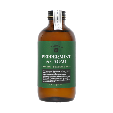 Peppermint & Cacao Cocktail Syrup