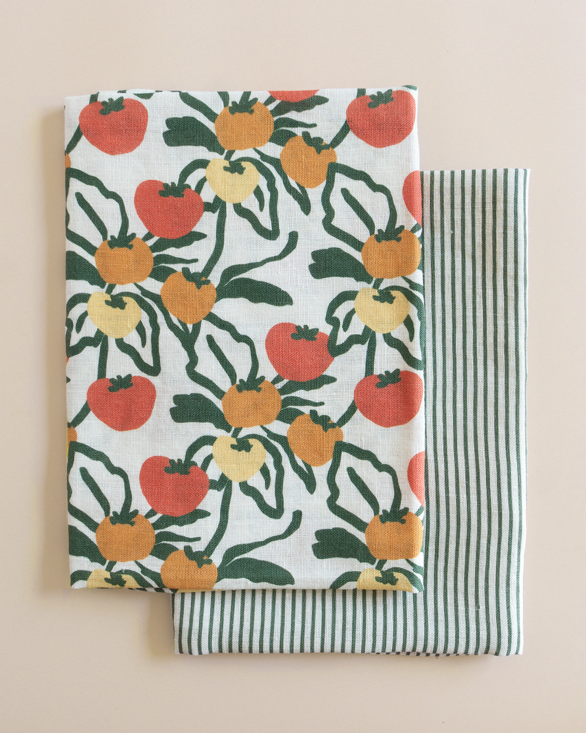 Classic Stripe Grove Linen Tea Towel