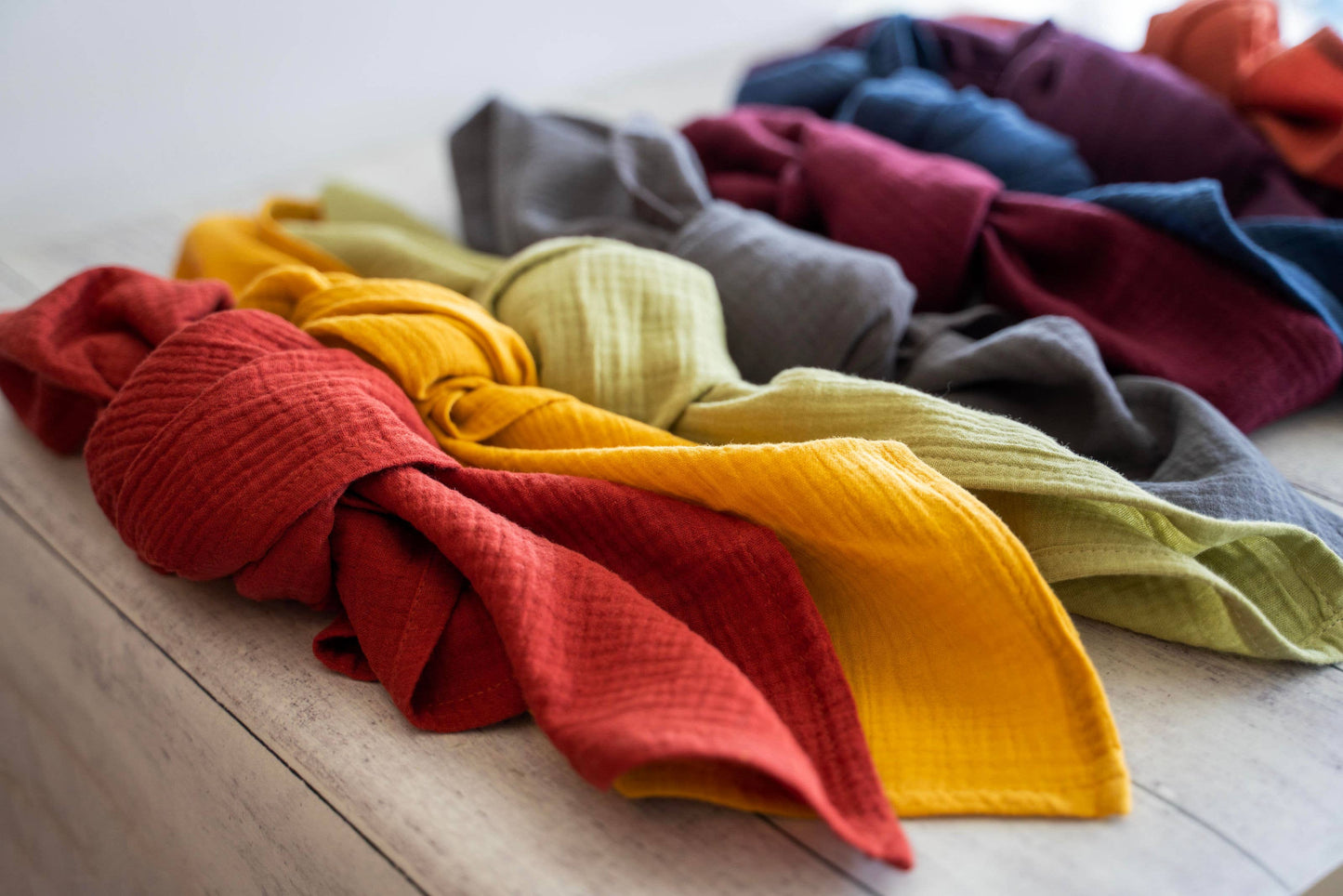 Crinkle Cloth Napkins, set of 4: Sage