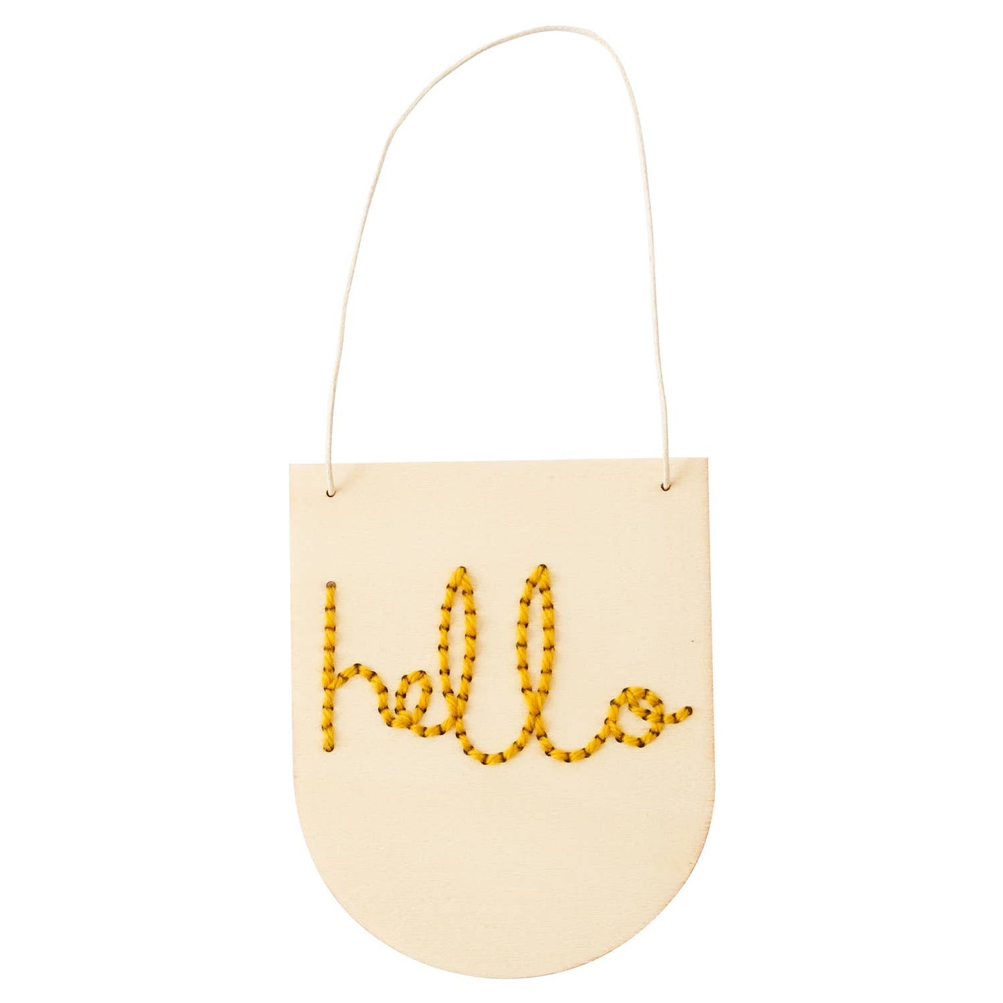 Hello Embroidery Board Kit: Mustard