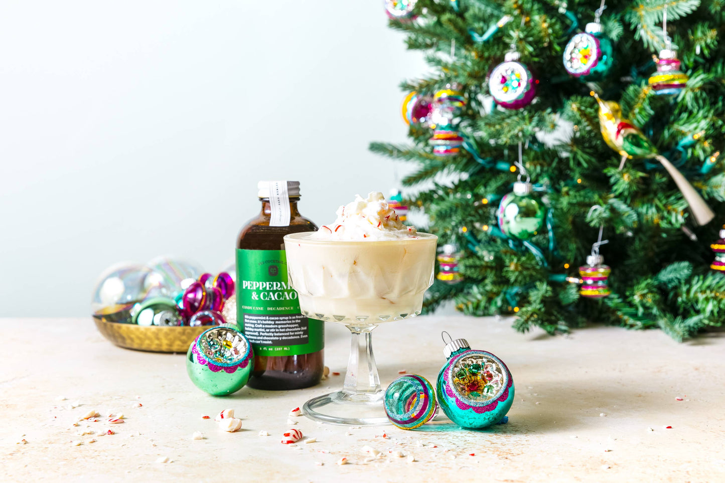 Peppermint & Cacao Cocktail Syrup