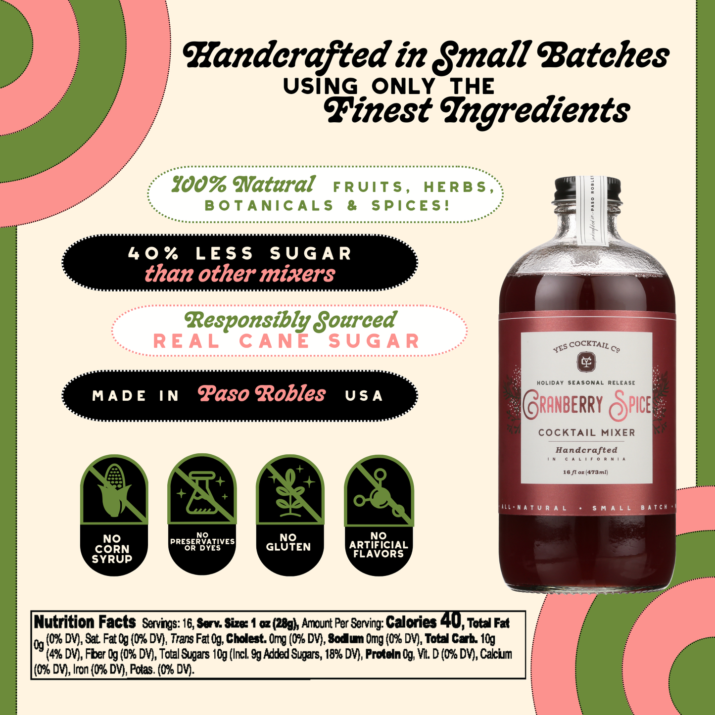 Cranberry Spice Cocktail Mixer