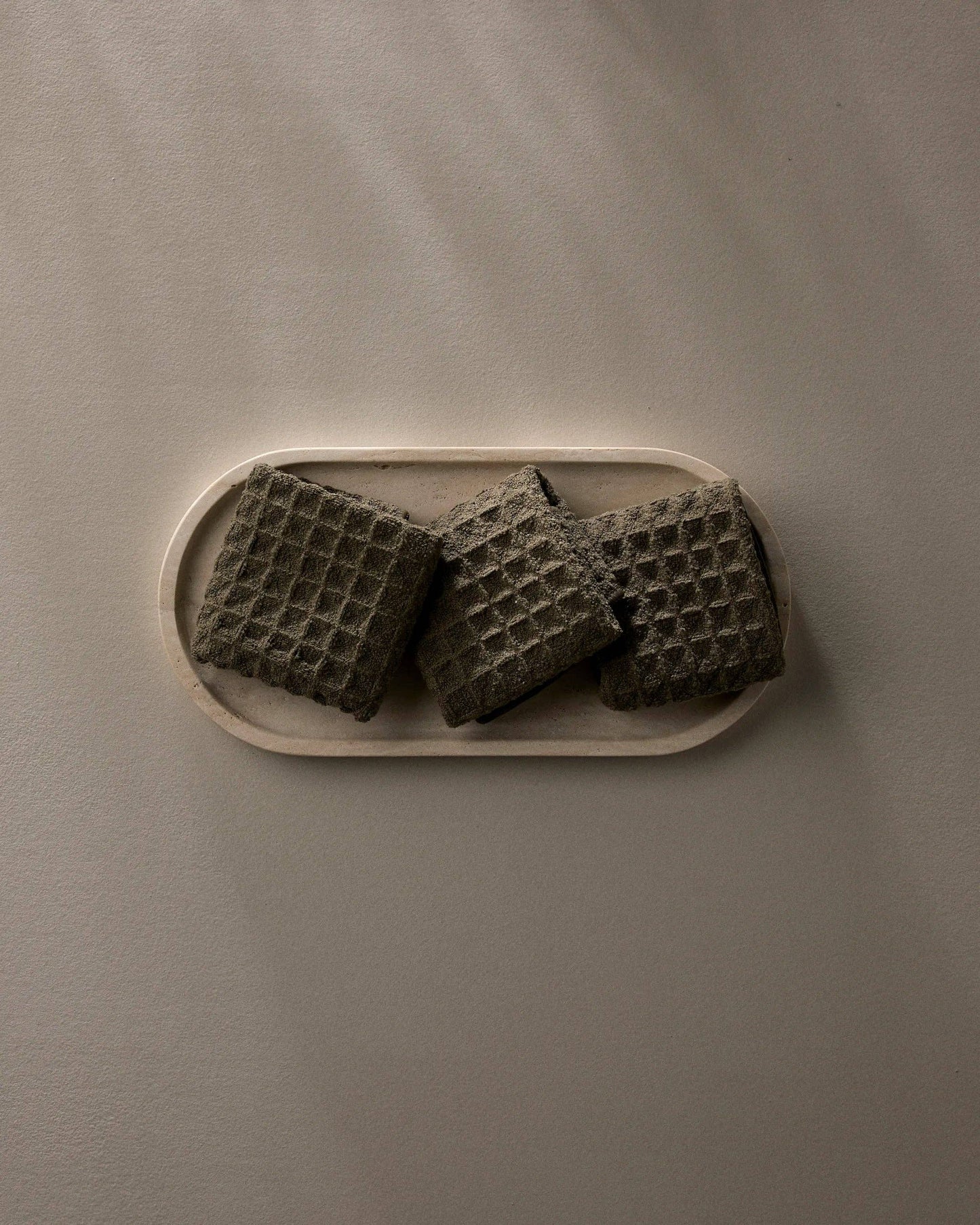 Forest Waffle Washcloth Set of 3
