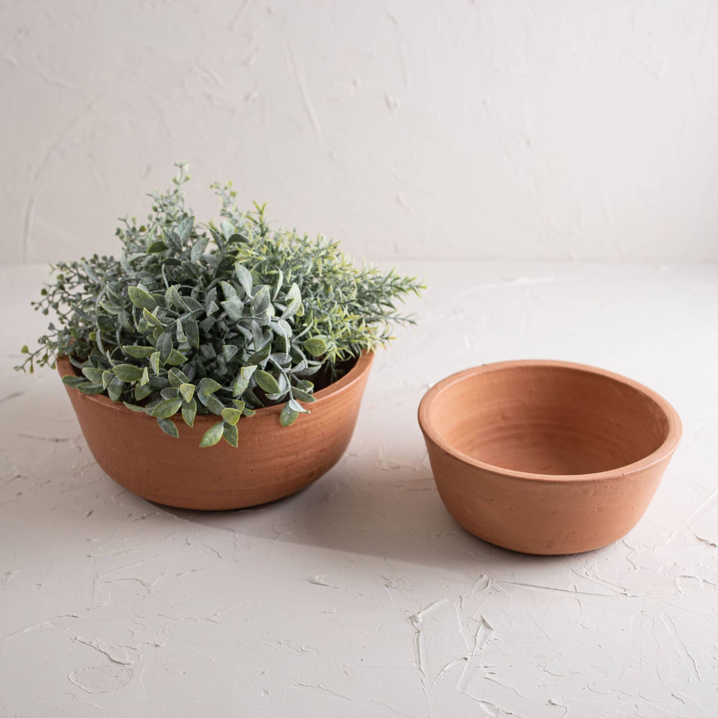 Rambla Set 2 Natural Terracotta Bowls