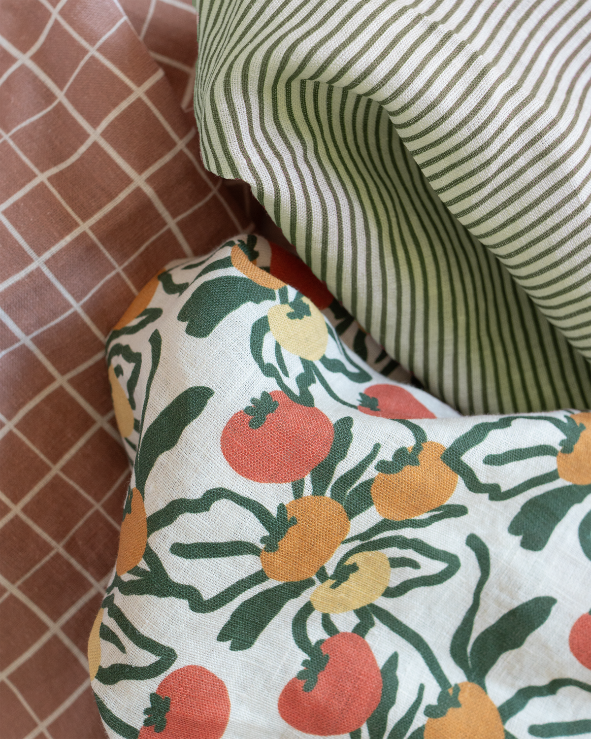 Classic Stripe Grove Linen Tea Towel