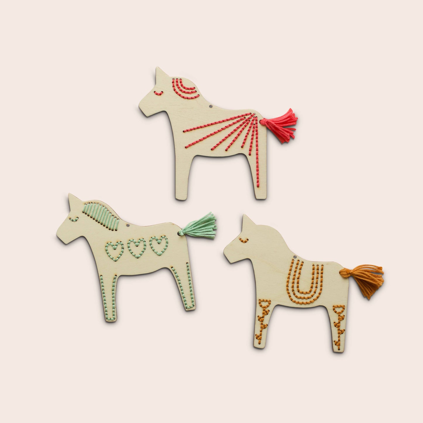 Dala Horse Embroidery Kit